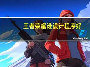 王者荣耀谁设计程序好