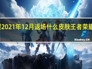 王者荣耀2021年12月返场什么皮肤 王者荣耀限定皮肤返场