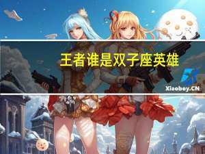 王者谁是双子座英雄