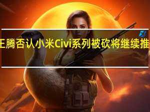 王腾否认小米Civi系列被砍 将继续推出新机