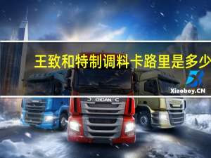 王致和 特制调料卡路里是多少