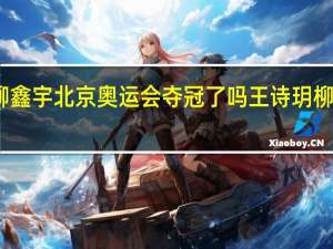 王诗玥柳鑫宇北京奥运会夺冠了吗 王诗玥柳鑫宇个人资料