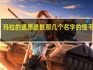 玛拉的遗愿遗骸那几个名字的怪干嘛的（玛拉的遗愿）