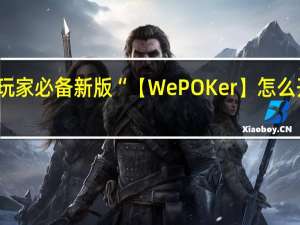 玩家必备新版“【WePOKer】怎么开透视？”原来真可以开挂
