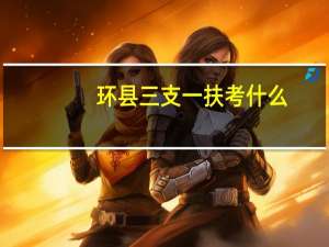环县三支一扶考什么