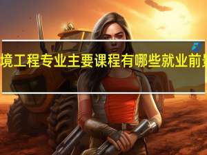 环境工程专业主要课程有哪些 就业前景怎么样