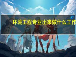 环境工程专业出来做什么工作