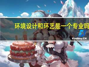 环境设计和环艺是一个专业吗
