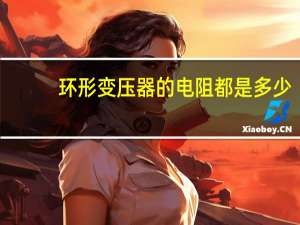 环形变压器的电阻都是多少
