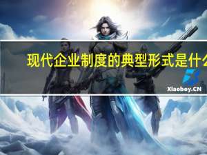 现代企业制度的典型形式是什么