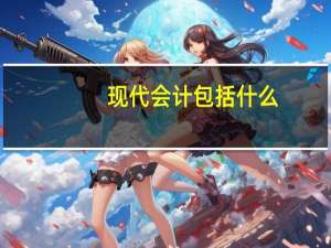 现代会计包括什么