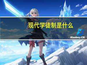 现代学徒制是什么