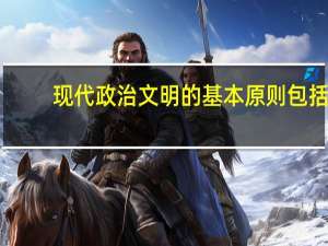 现代政治文明的基本原则包括