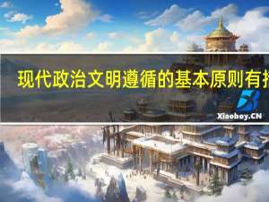 现代政治文明遵循的基本原则有括号（试述现代政治文明所遵循的基本原则主要有哪些）