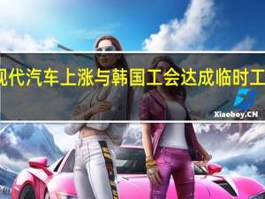 现代汽车上涨 与韩国工会达成临时工资协议