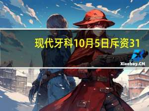 现代牙科10月5日斥资31.56万港元回购10万股