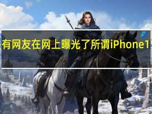 现在也是有网友在网上曝光了所谓iPhone15系列的包装盒