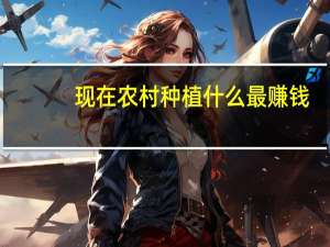 现在农村种植什么最赚钱