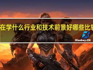 现在学什么行业和技术前景好 哪些比较好就业
