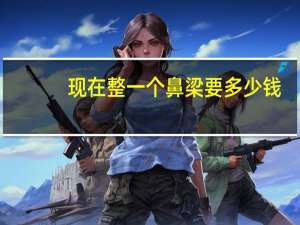 现在整一个鼻梁要多少钱？整形鼻子需要多少钱