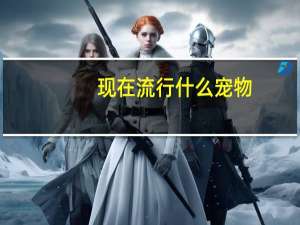 现在流行什么宠物