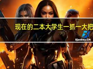 现在的二本大学生一抓一大把，出来都干什么工作