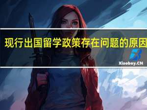 现行出国留学政策存在问题的原因分析