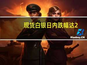 现货白银日内跌幅达2.0%报22.85美元/盎司纽约银日内跌幅达2.0%报22.93美元/盎司