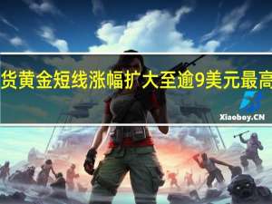现货黄金短线涨幅扩大至逾9美元最高至1996.06美元/盎司