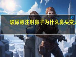 玻尿酸注射鼻子为什么鼻头变大了？玻尿酸隆鼻后鼻子会变大吗