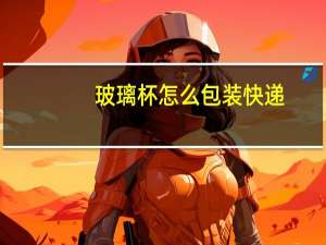 玻璃杯怎么包装快递