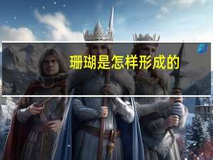 珊瑚是怎样形成的