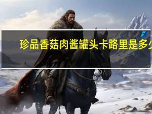 珍品  香菇肉酱罐头卡路里是多少