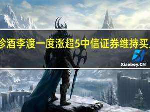 珍酒李渡一度涨超5% 中信证券维持买入评级