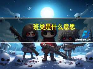 班类是什么意思
