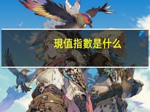 現值指數是什么