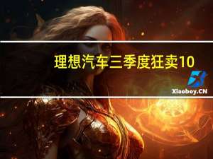 理想汽车三季度狂卖10.5万辆 蝉联30万元以上豪华SUV销冠