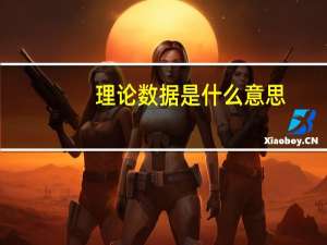 理论数据是什么意思