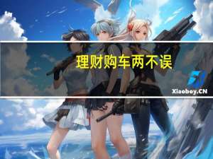 理财购车两不误（4种贷款购车方案推荐）