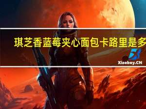 琪芝香 蓝莓夹心面包卡路里是多少