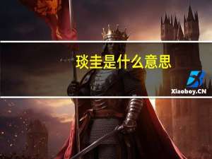 琰圭是什么意思