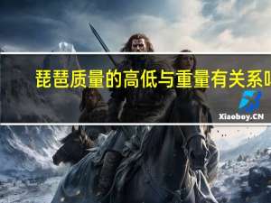 琵琶质量的高低与重量有关系吗