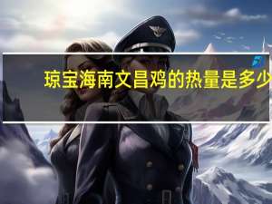 琼宝 海南文昌鸡的热量是多少