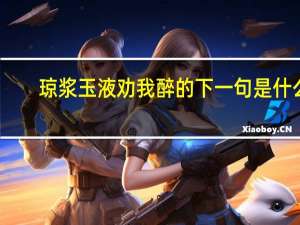 琼浆玉液劝我醉的下一句是什么