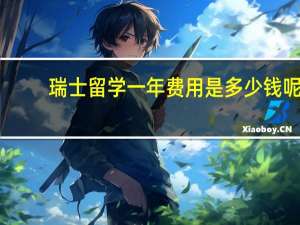 瑞士留学一年费用是多少钱呢