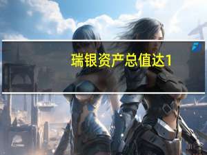 瑞银资产总值达1.6万亿美元 CEO称规模不算过于庞大