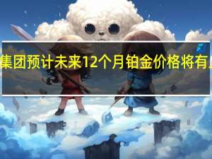 瑞银集团预计未来12个月铂金价格将有上涨的空间