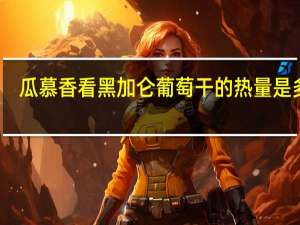 瓜慕香看 黑加仑葡萄干的热量是多少