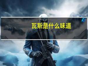 瓦斯是什么味道（瓦斯是什么）