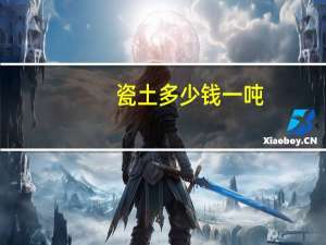 瓷土多少钱一吨